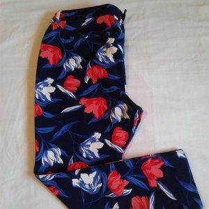 Floral Old Navy Pixie Ankle Pant Size 16